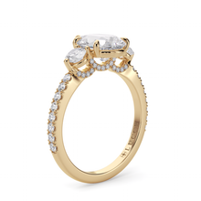 Load image into Gallery viewer, Lucce Sophia Siena Pavé Pear Diamond
