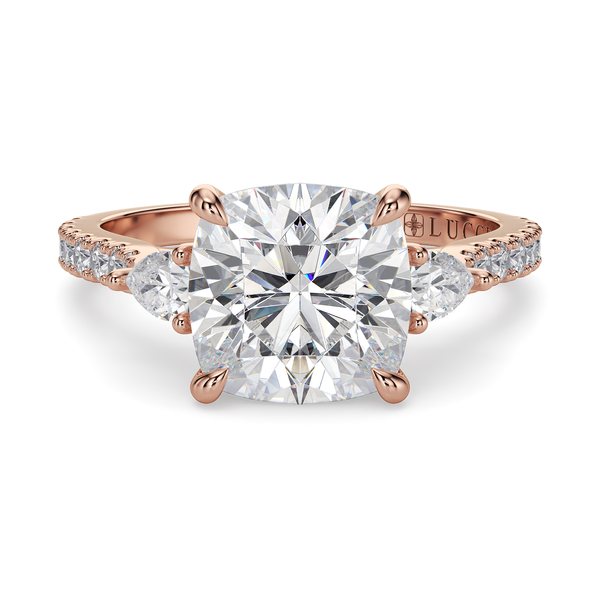 Lucce Sophia Pavé Cushion Diamond