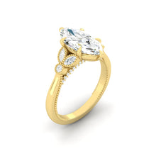 Load image into Gallery viewer, Stella Marquise Lab Diamond 1.27ct E VS1 IGI 18K Yellow Gold
