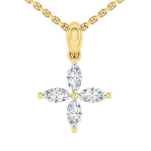 Load image into Gallery viewer, Stella Necklace 1.00CTW Lab Diamond 14K Yellow Gold
