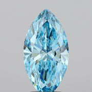 2.20ct MARQUISE Diamond BLUE VS1 EX - IGI 838640144