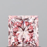 0.71ct PRINCESS Diamond PINK VS1 VG - IGI 656402902