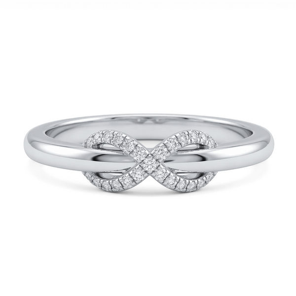 LUCCE THE PROMISE™ Lab Diamond 0.09ctw 14K White Gold