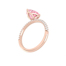 Load image into Gallery viewer, Tricia Pear Pave Rosé Lab Diamond *new*
