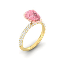 Load image into Gallery viewer, Lucia Luxe Pear Rosé Pink Diamond
