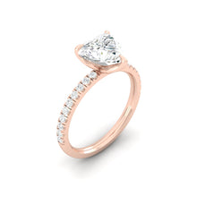 Load image into Gallery viewer, Lucia Pavé Heart Moissanite
