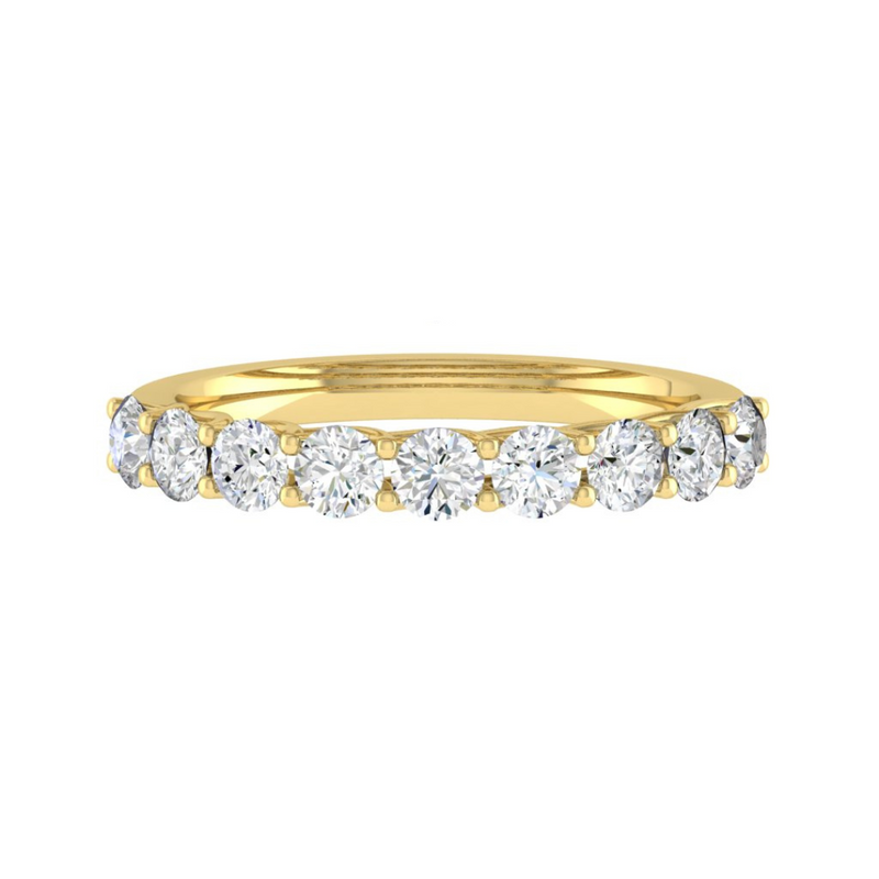 Rivera 9-Stone 0.99 CTW Lab Diamond 14K Yellow Gold