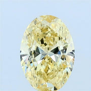 0.77ct OVAL Diamond YELLOW VVS2 VG - IGI 826645261