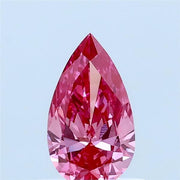 0.61ct PEAR Diamond PINK VVS2 VG - IGI 830661124