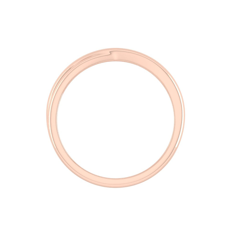 Load image into Gallery viewer, LUCCE Simple Mobius Unisex Wedding Band with Brushed or Polished Finish in Gold or Platinum
