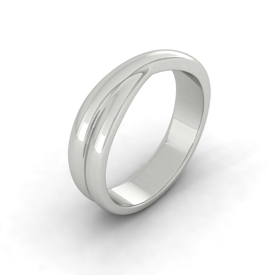 Load image into Gallery viewer, LUCCE VARON™ Polished 5mm 14K White Gold
