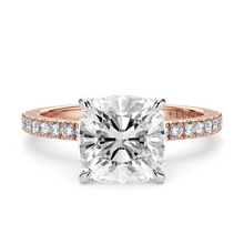 Load image into Gallery viewer, Lucce Verona Pavé Cushion Diamond
