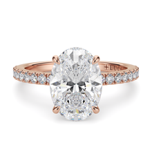 Load image into Gallery viewer, Lucce Verona Pavé Oval Diamond
