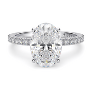 LUCCE VERONA™ Pavé Oval Diamond