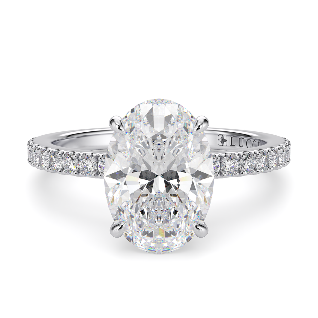 Lucce Verona Pavé Oval Diamond