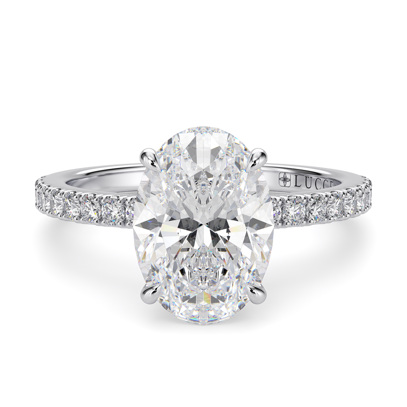 Lucce Verona Pavé Oval Diamond