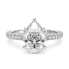 Load image into Gallery viewer, Lucce Verona Pave Pear Diamond
