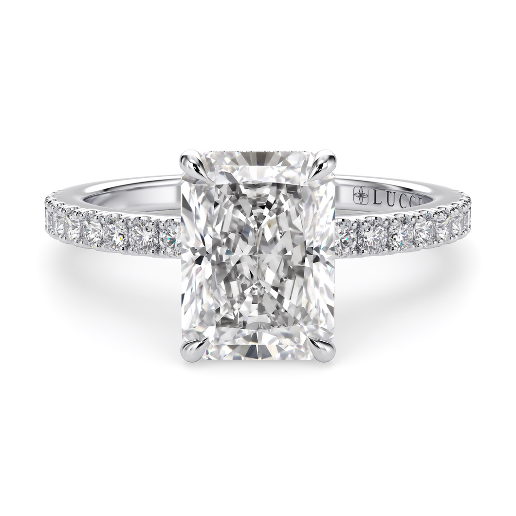 Lucce Verona Pavé Radiant Moissanite