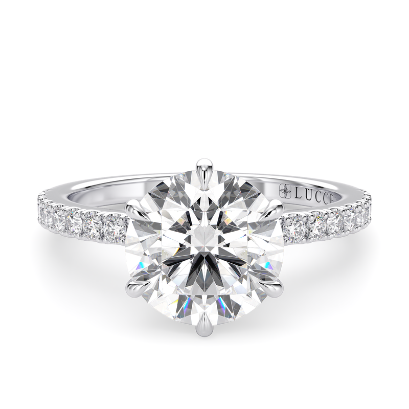 Lucce Verona Pavé Round Diamond