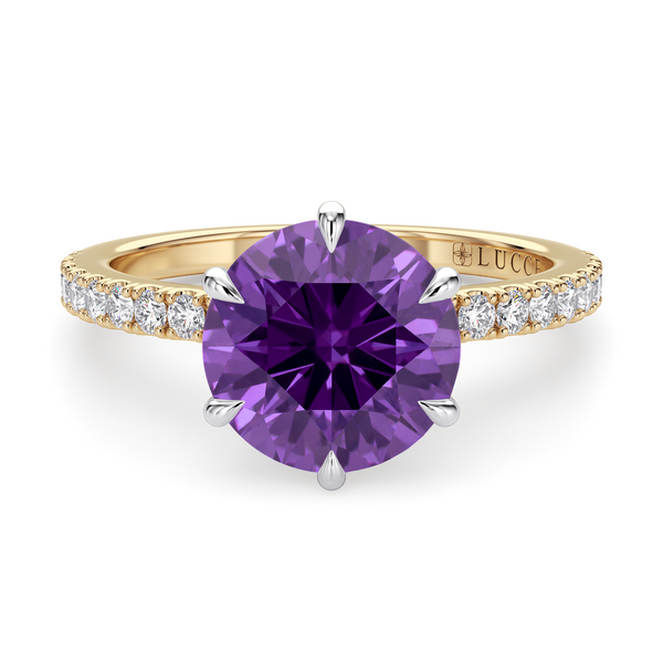 LUCCE VERONA™ Pavé Round Gemstone