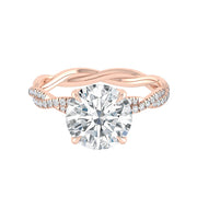 LUCCE JAMILA™ 1.95ct CELESTE™ Moissanite 14K Rose Gold
