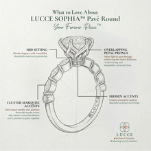 Load image into Gallery viewer, LUCCE PAULA™ Cushion ROSÉ™ Pink Diamond
