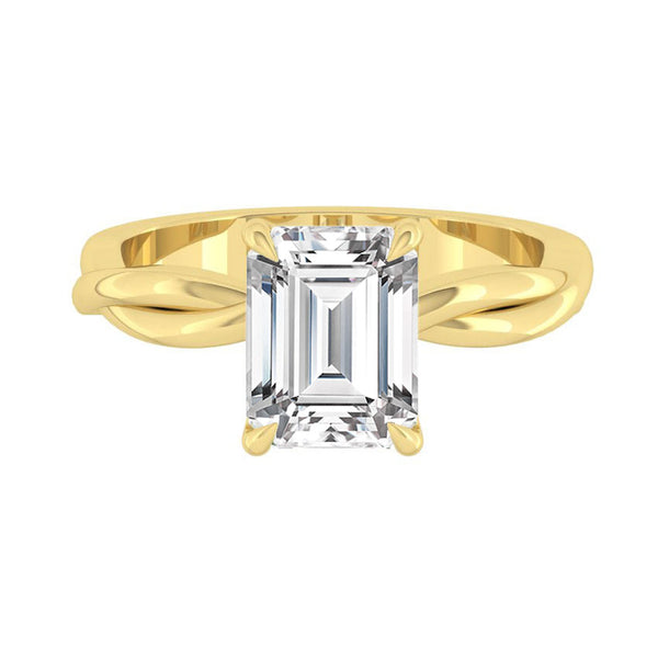 Fiore Solitaire Emerald Diamond