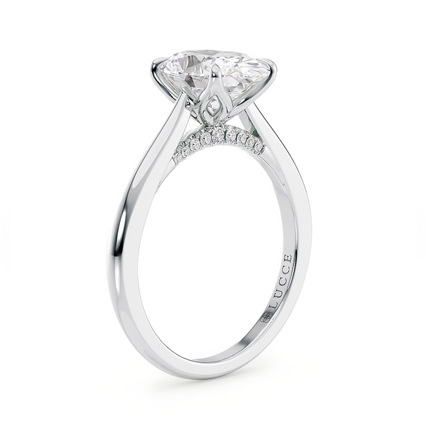 Lucce Azalea 4-Prong Oval Diamond