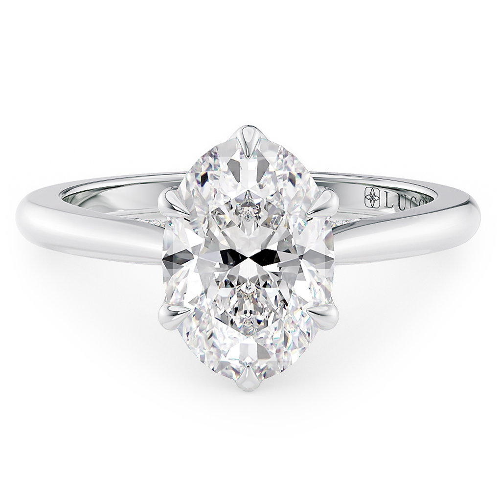 Lucce Azalea 6-Prong Oval Diamond