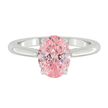 Load image into Gallery viewer, Azalea Oval Rosé Pink Diamond
