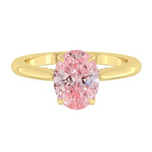 Load image into Gallery viewer, Azalea Oval Rosé Pink Diamond
