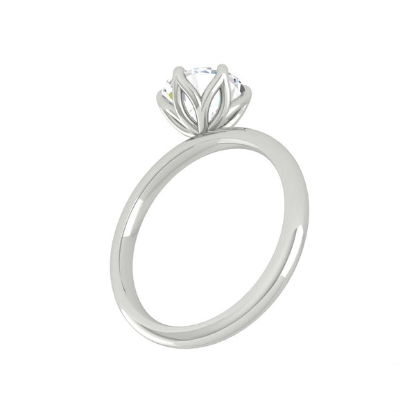 Lucce Lucia 6-Prong Round Diamond