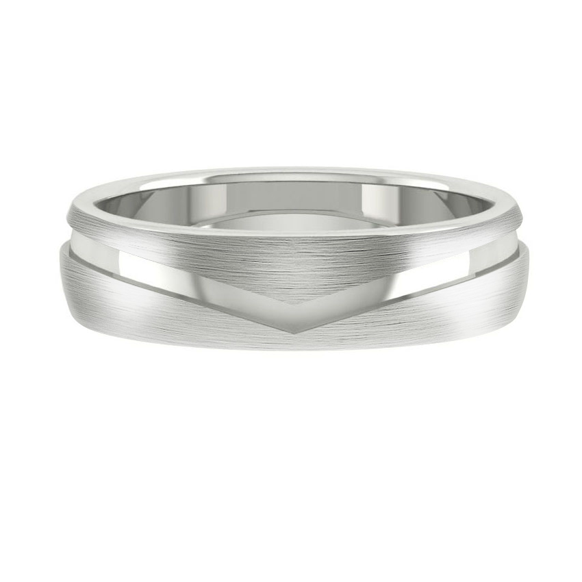 Load image into Gallery viewer, LUCCE CALEB™ Brushed 4mm 14K White Gold
