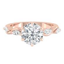 Load image into Gallery viewer, Constance Petal Round Diamond
