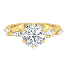 Load image into Gallery viewer, Constance Petal Round Diamond
