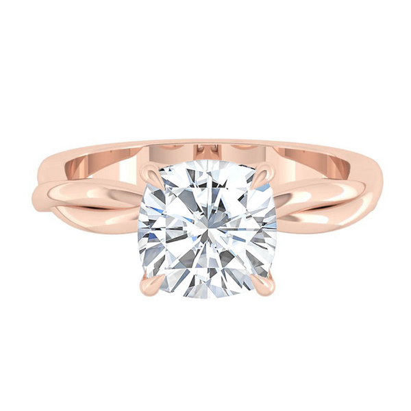 Lucce Fiore Solitaire Cushion Diamond