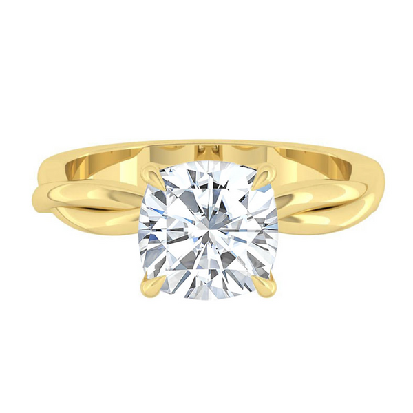 Lucce Fiore Solitaire Cushion Diamond