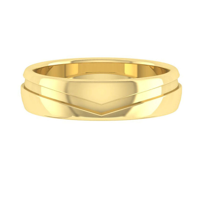 Caleb 5mm 14K Yellow Gold