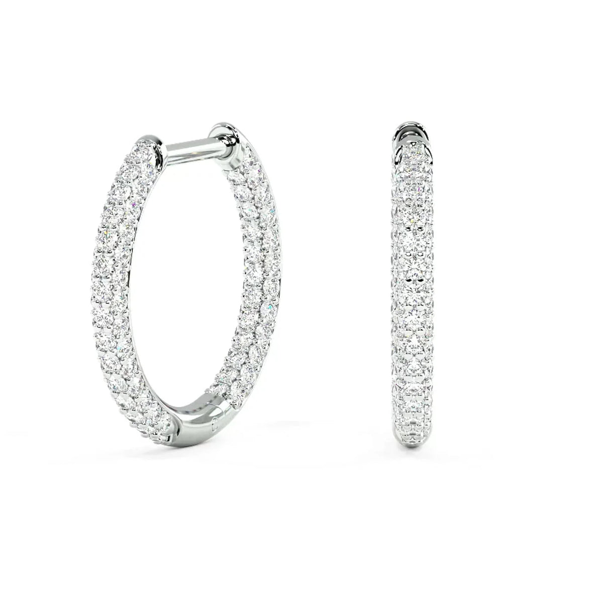Load image into Gallery viewer, LUCCE MONTEVALLE™ Luxe Hoop Earrings Diamond
