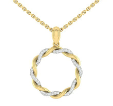 Load image into Gallery viewer, Fiore Necklace 0.24CTW Natural Diamond 14K Yellow and White Gold
