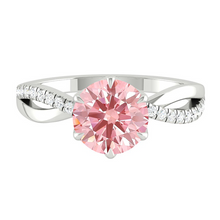 Load image into Gallery viewer, Fiore Sei Round Rosé Pink Diamond
