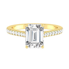 Load image into Gallery viewer, Firenze Pavé Emerald Lab Diamond

