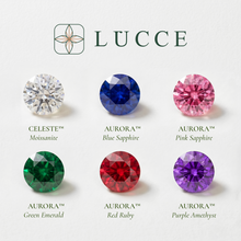 Load image into Gallery viewer, LUCCE Moissanite Emerald Sapphire Ruby Amethyst for Gemstone Engagement rings, Manila Philippines
