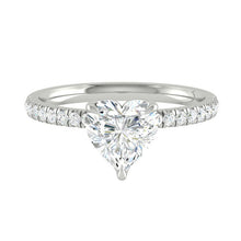 Load image into Gallery viewer, Lucia Pavé Heart Moissanite
