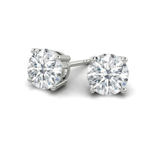 Load image into Gallery viewer, Diana Earrings 0.74 CTW Lab Diamond Id IGI Platinum
