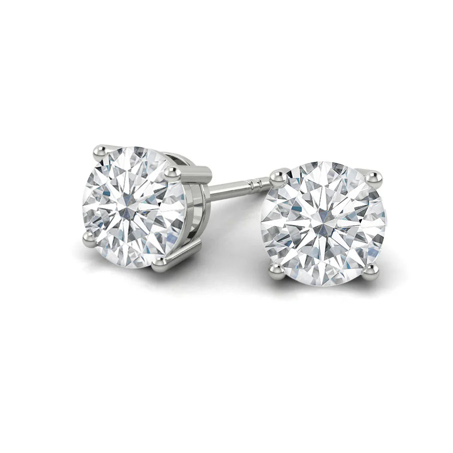 Diana Earrings 0.74 CTW Lab Diamond Id IGI Platinum