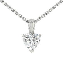 Load image into Gallery viewer, Kaela Heart Necklace Lab Diamond
