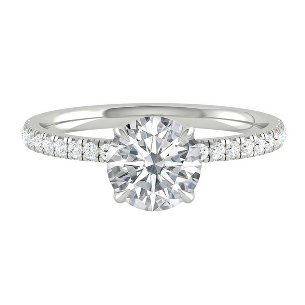 Lucce Lucia Halo Pave Round Diamond
