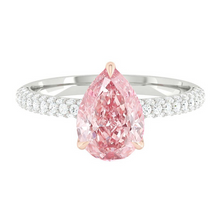 Load image into Gallery viewer, Lucia Luxe Pear Rosé Pink Diamond
