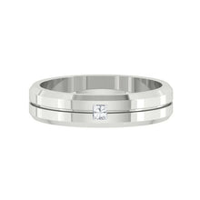 Load image into Gallery viewer, Philip Mi Polished/Matte 14K White Gold
